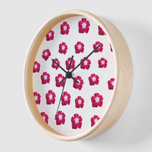 Rose Blume Uhr (Winkel)