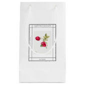 Rose Blume Vintag Muttertag Kleine Geschenktüte (Vorderseite)