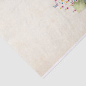 Rose Blume zu Ecru Seidenpapier (Ausschnitt)