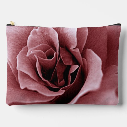 Rose Blume Zubehörtasche (Vorderseite)
