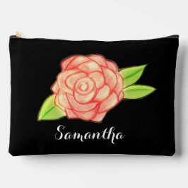 Rose Blume Zubehörtasche