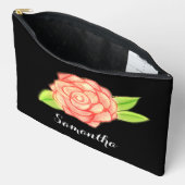 Rose Blume Zubehörtasche (Offen)