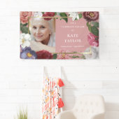 Rose Blumenbeerdigungsbanner zum Foto Banner (Insitu)