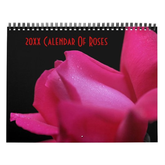 Rose Blumenfotografie Kalender (Titelbild)