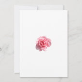 Rose Blumengarten Foto Abschluss Einladung (Rückseite)