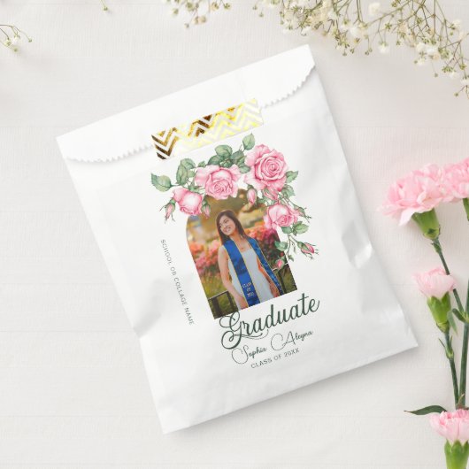 Rose Blumengarten Foto Abschluss Geschenktütchen (Versiegelt)