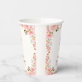 Rose Blumengarten Scoop Ice Cream Baby Dusche Pappbecher (Links)