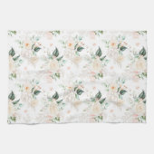 Rose Blumengartenmuster Geschirrtuch (Horizontal)