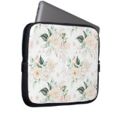 Rose Blumengartenmuster Laptopschutzhülle (Vorne Rechts)