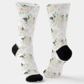 Rose Blumengartenmuster Socken (Gewinkelt)