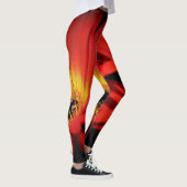 Rose Blumengrün und moderne Leggings (Rechts)