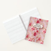 Rose-Blumengürtel - 8,5" x 11" Notizblock (Innenseite)
