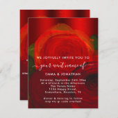 Rose Blumenkode Rotwein Elegante (Vorne/Hinten)