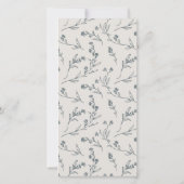 Rose Blumenkohl jedes Alter Geburtstag Einladung (Rückseite)