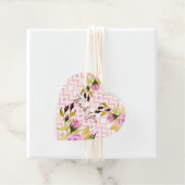 Rose Blumenmuster Geschenkanhänger (Beispiel)