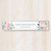 Rose Blumenschild Namensschild (Vorderseite )