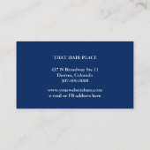 Rose Blumenstrauß Friseur Salon Loyalität Karte (Rückseite)