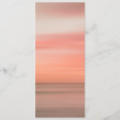 Rose Blush Hochzeitsplan Zeitplan Einladung (Rückseite)