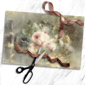 Rose | Blush PInk Grunge Decoupage Seidenpapier