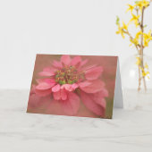 Rose Blush Poinsettias Digitale Kunst Karte (Gelbe Blume)