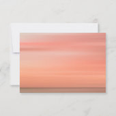 Rose Blush Simple Wedding Dankeschön Karte (Rückseite)