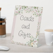 Rose Blütenfarbene Hochzeit Sockelschild (In SItu)