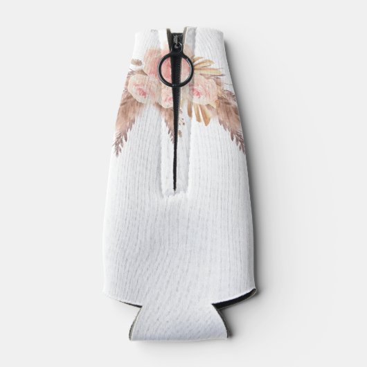 Rose Blütengras Flaschenkühler (Rückseite)