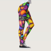 Rose Blütengrün, moderne Leggings Lebensweise (Rechts)