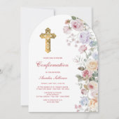 Rose-Bogenbestätigung Einladung (Vorderseite)