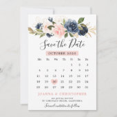 Rose Boho Calendar Rose Save The Date (Vorderseite)