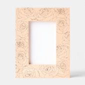 Rose Botanisch-florale Geätzte Rahmen (Vorderseite)