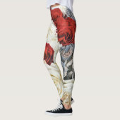 Rose Bouquet Art Leggings (Links)