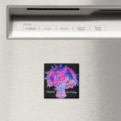 Rose Bouquet Birthday Magnet (In Situ (Geschirrspüler))