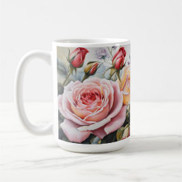 Rose Bouquet - Blume Classic Pastel Kaffeetasse