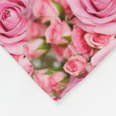 Rose Bouquet Blume Explosion Fleecedecke (Ecke)