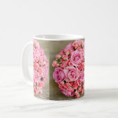 Rose Bouquet Blume Kaffeetasse (Vorderseite Links)