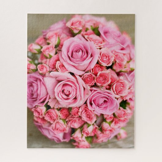 Rose Bouquet Blume Puzzle (Vertikal)