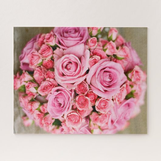 Rose Bouquet Blume Puzzle (Horizontal)