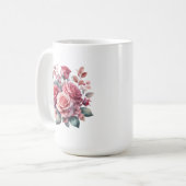 Rose Bouquet Blumendesign-62101 Kaffeetasse (Vorderseite Links)