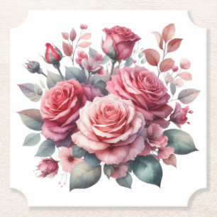 Rose Bouquet Blumendesign-62101 Untersetzer