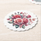 Rose Bouquet Blumendesign-62101 Untersetzer (angewinkelt)