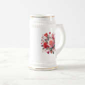 Rose Bouquet Blumendesign-62103 Bierglas (VorderseiteRechts)
