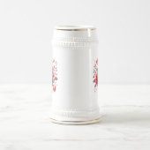 Rose Bouquet Blumendesign-62103 Bierglas (Mittel)