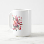 Rose Bouquet Blumendesign-62103 Kaffeetasse (Vorderseite Links)