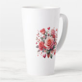 Rose Bouquet Blumendesign-62103 Milchtasse (Rechte Ecke)