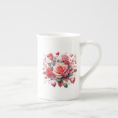 Rose Bouquet Blumendesign-62103 Porzellantasse (Rechts)