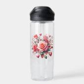 Rose Bouquet Blumendesign-62103 Trinkflasche (Rückseite)