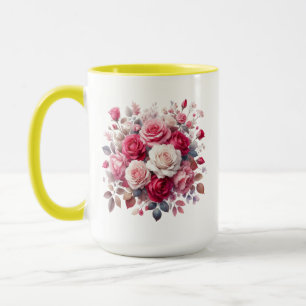 Rose Bouquet Blumendesign-62104 Tasse