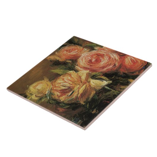  Rose Bouquet Blumenrosa Vintag Fliese (Seite)