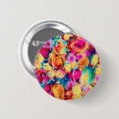 Rose Bouquet Button (Vorne & Hinten)